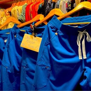 Figs Royal Blue Joggers